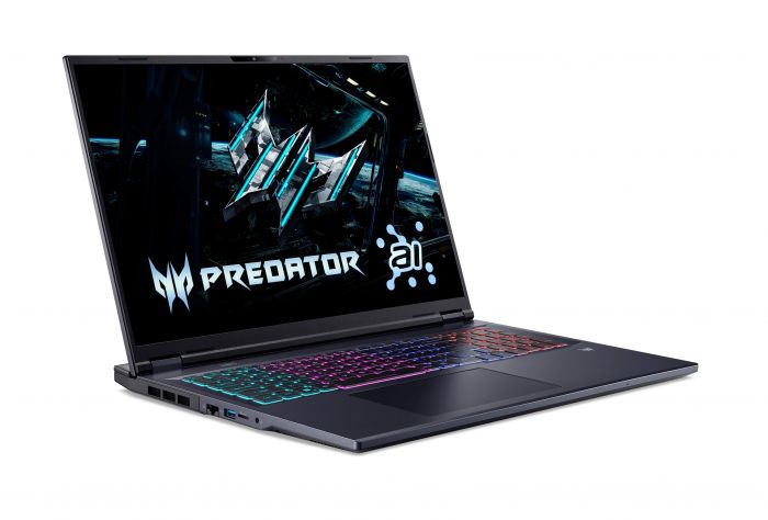 Ноутбук Acer Predator Helios Neo 18 PHN18-72 18" WQXGA IPS, Intel U9-275HX, 32GB, F1TB, NVD5070-8, Lin, чорний