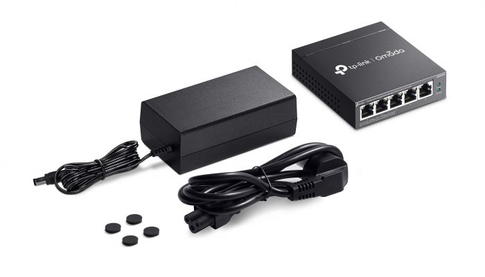 Комутатор TP-LINK ES205GP 5xGE (4xPoE), 65.2Вт, WebSmart
