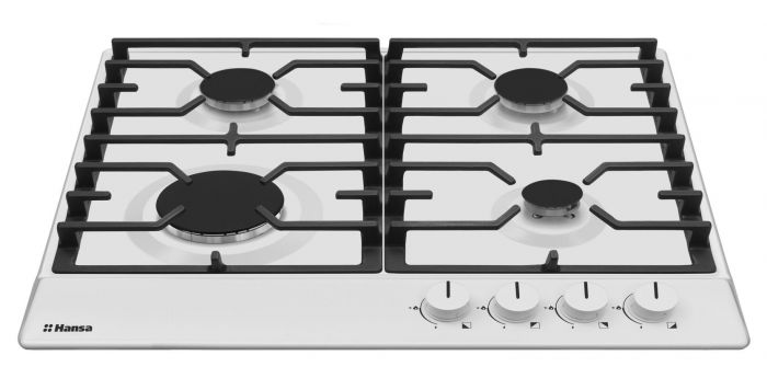 Варильна поверхня Hansa газова, 59см, чавун, біла