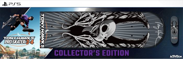 Гра консольна PS5 Tony Hawk Pro Skater 3+4 Collector's Edition, BD диск