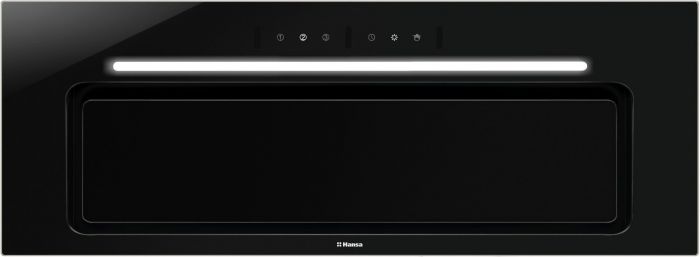 Витяжка Hansa вбудована, 55см, 500м3ч, чорний