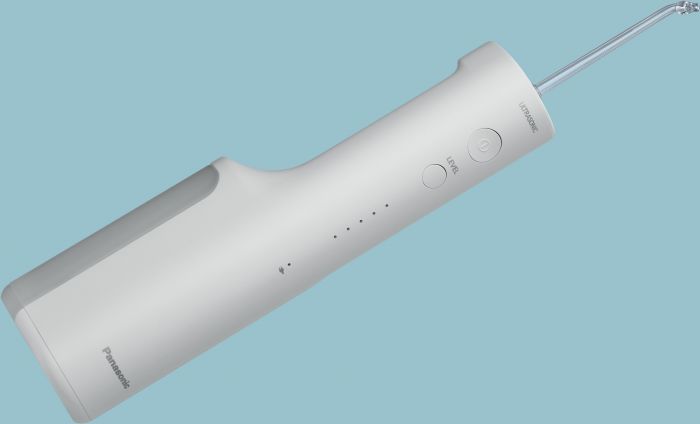 Іригатор Panasonic портативний, чаша 200 мл, Li-ion аккум. в компл., 2 насадки, білий