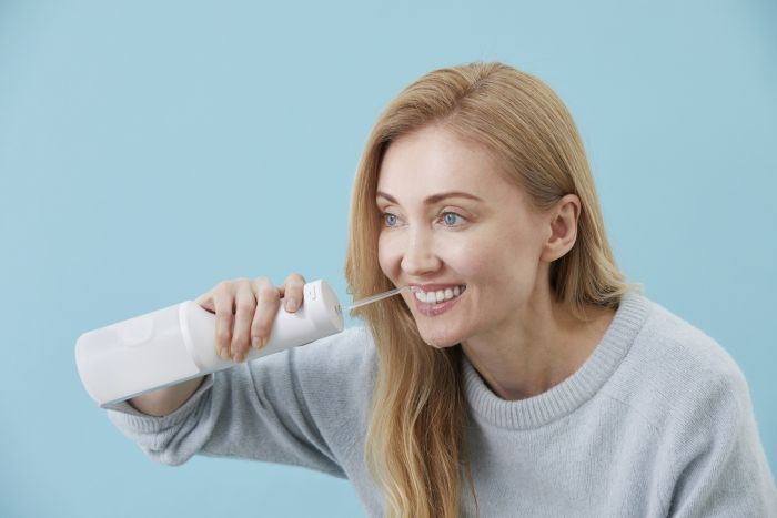 Іригатор Panasonic портативний, чаша 200 мл, Li-ion аккум. в компл., 2 насадки, білий