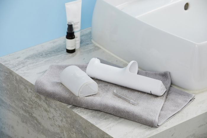 Іригатор Panasonic портативний, чаша 200 мл, Li-ion аккум. в компл., 2 насадки, білий