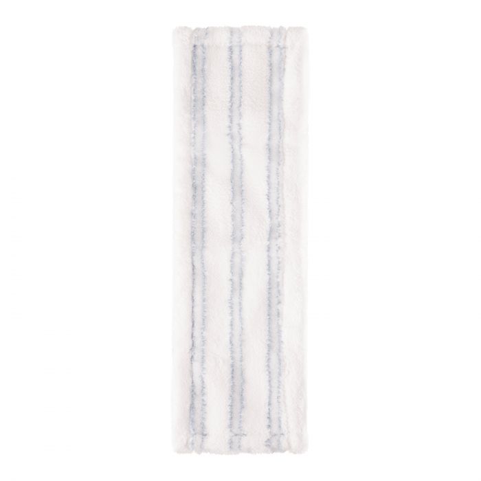 Змінна насадка до швабри Ardesto Abrasive 41см, мікрофібра, смужки, білий, синій