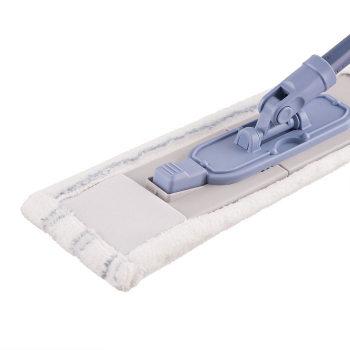 Змінна насадка до швабри Ardesto Abrasive 41см, мікрофібра, смужки, білий, синій