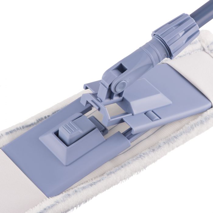 Швабра Ardesto Easy 40см з телеск. ручкою 70/120см та змінною насадкою, синій