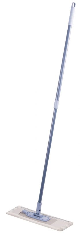 Швабра Ardesto Solid 41см з телеск. ручкою 75/130см та змінною насадкою, синій