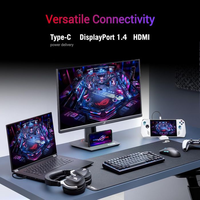 Монітор Asus 27" ROG Strix XG279CNS HDMI, DP, USB-C, IPS, 380Hz, 0.3ms, sRGB 110%, AdaptiveSync, Pivot, HDR400