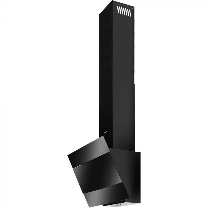 Витяжка Hansa похила, скло+метал, 60см, 280м.куб/год, чорний метал