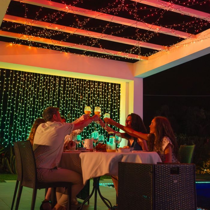 Гірлянда Smart LED Twinkly Dots Lights RGB 60 IP20 3м кабель прозорий без БЖ