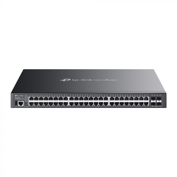 Комутатор TP-LINK SG5452XMPP 48xGE (48xPoE), 4xSFP+, 770Вт, Керований L3