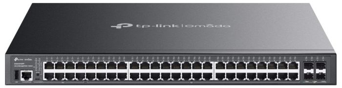 Комутатор TP-LINK SG5452XMPP 48xGE (48xPoE), 4xSFP+, 770Вт, Керований L3