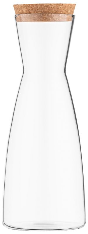 Графин з кришкою Ardesto 1000мл, боросилікатне скло, прозорий