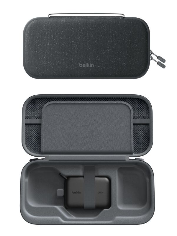 Чохол Belkin із акумулятором 10000мА·год для Nintendo Switch 2, Charcoal