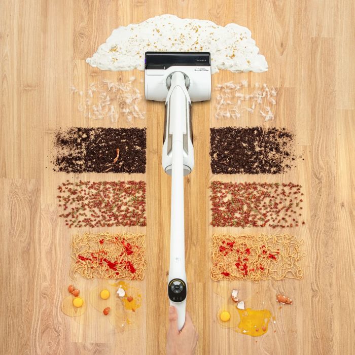 Пилосос Rowenta безпровідний миючий X-Clean 10, 200Вт, конт пил -0.67л, конт для води-0.73л, автон. робота до 60хв, вага-4.15кг, НЕРА, білий