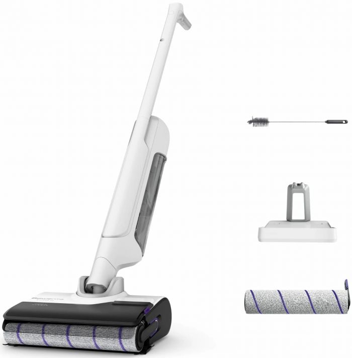 Пилосос Rowenta безпровідний миючий X-Clean 10, 200Вт, конт пил -0.67л, конт для води-0.73л, автон. робота до 60хв, вага-4.15кг, НЕРА, білий