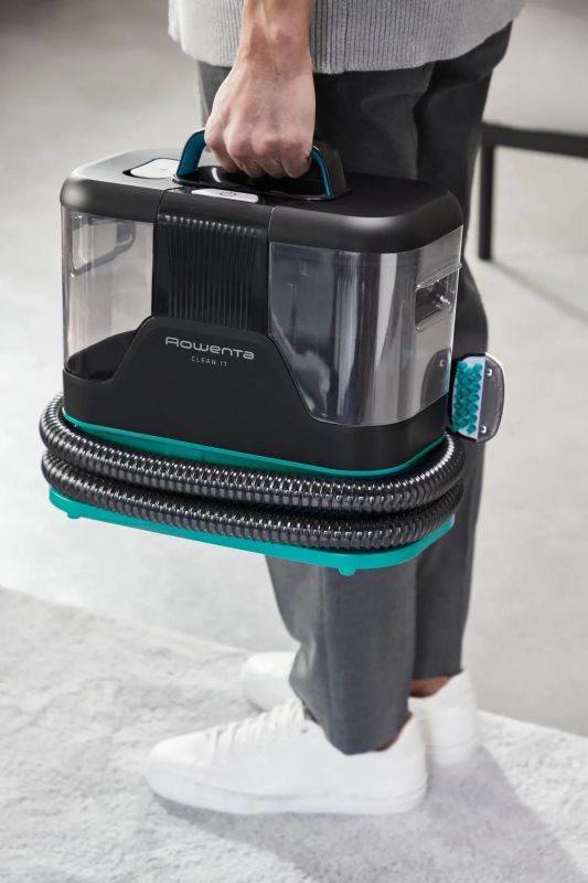 Пилосос Rowenta миючий Clean It, 750Вт, конт пил -1,5л, вода -2,3л, 13500 Па, 4 насадки, чорний