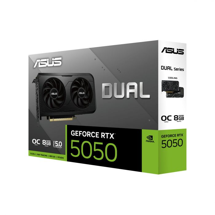 Відеокарта ASUS GeForce RTX 5050 8 GB GDDR6 OC DUAL-RTX5050-O8G