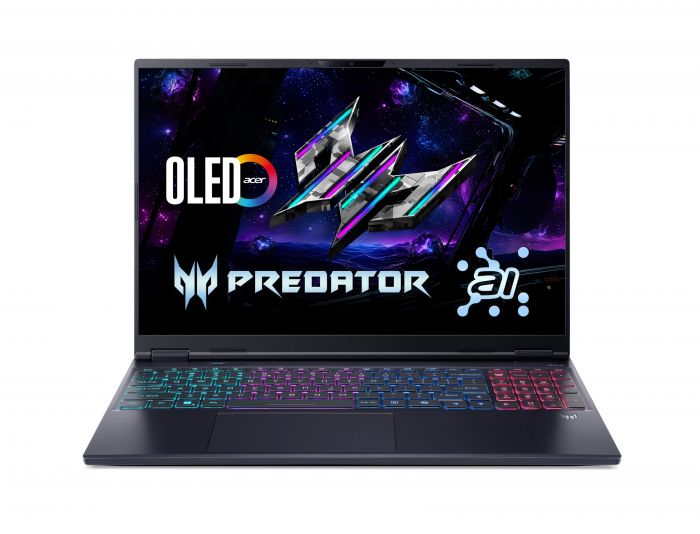 Ноутбук Acer Predator Helios Neo 16S PHN16S-71 16" OLED, Intel U9-275HX, 64GB, F2TB, NVD5060-8, Lin, чорний