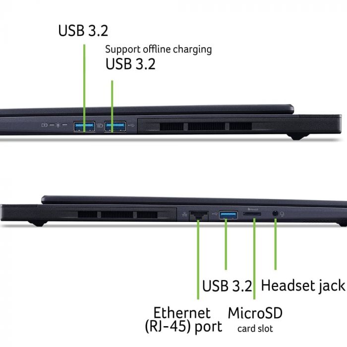Ноутбук Acer Predator Helios Neo 16S PHN16S-71 16" OLED, Intel U9-275HX, 64GB, F2TB, NVD5060-8, Lin, чорний