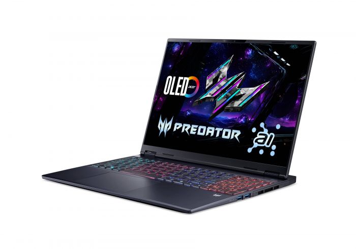 Ноутбук Acer Predator Helios Neo 16S PHN16S-71 16" OLED, Intel U9-275HX, 64GB, F2TB, NVD5060-8, Lin, чорний