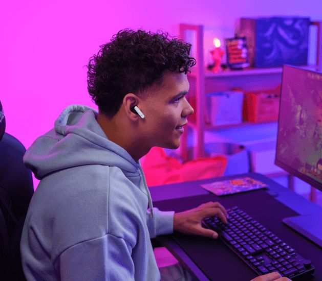 Навушники TWS Trust GTX 409 Oxxie Earbuds BT 5.3, ENC, SBC, Mic, Білий