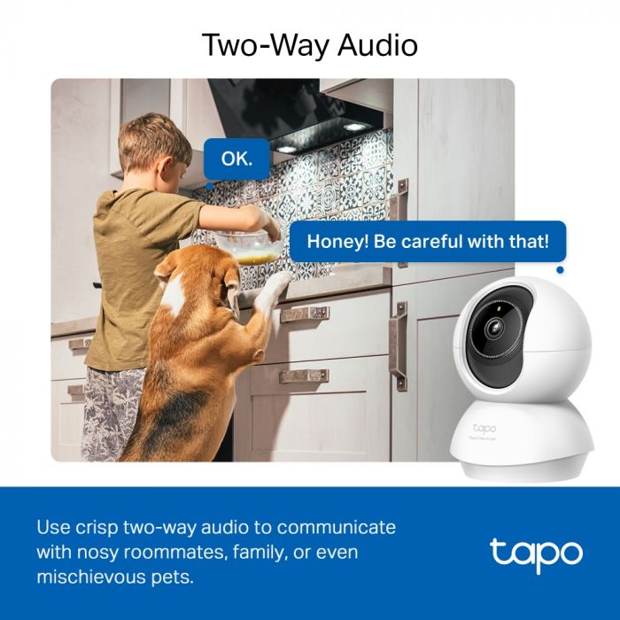 IP-Камера TP-LINK Tapo C230 3MP N300 microSD motion detection 360° mic