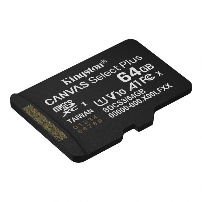 Карта пам'яті Kingston microSD   64GB C10 UHS-I A1 V10 R100MB/s