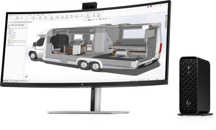 Робоча станція HP Z2 Mini G1i, Intel U7-265, 16GB, F512GB, NVD A400-4, WiFi, Win11P