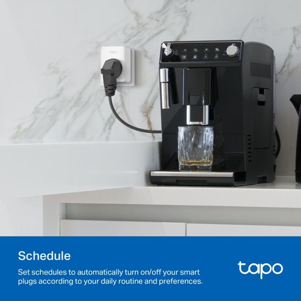 Розумна розетка компактна TP-LINK Tapo P110M N300 BT 16A