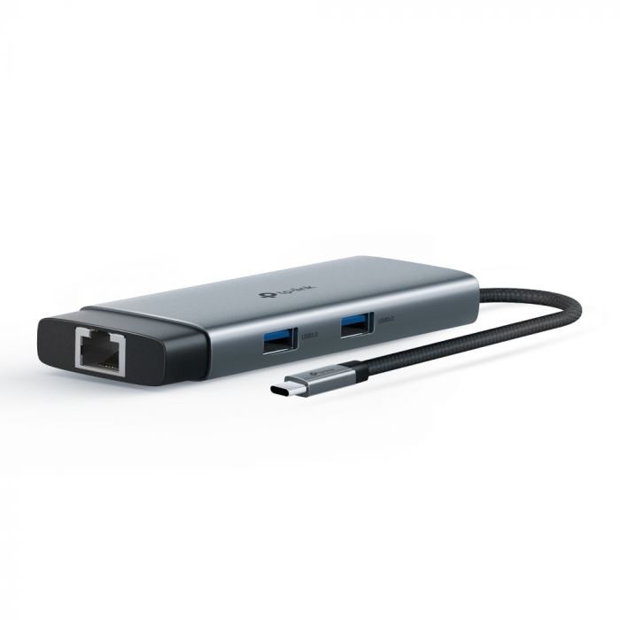 Хаб USB TP-LINK UH6120C USB-A > 2xUSB3.0/1xUSB-C/1xHDMI/1xRJ-45/1xPD 100Wh
