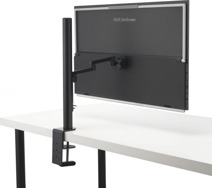 Монітор портативний Asus 27" ZenScreen MB27ACF HDMI, USB-C, MM, IPS, 2560x1440, 100Hz, sRGB 99%, AdaptiveSync, Pivot, C-Clamp Arm