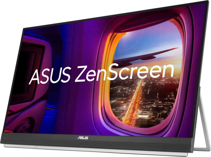Монітор портативний Asus 27" ZenScreen MB27ACF HDMI, USB-C, MM, IPS, 2560x1440, 100Hz, sRGB 99%, AdaptiveSync, Pivot, C-Clamp Arm