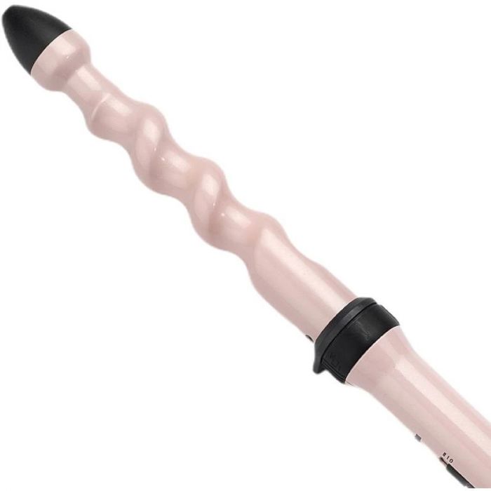 Мультистайлер Babyliss Curl & Wave Trio Styler, 58Вт, темп.режимов-2, 180°C, 210°C , термо килимок, рукавиця, кераміка, чорно-рожевий