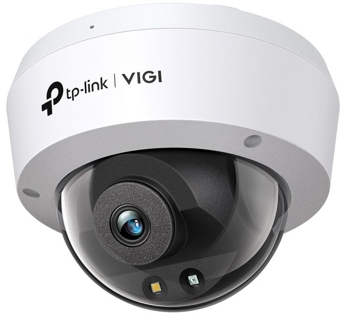 IP-Камера TP-LINK VIGI C250-4, PoE, 5Мп, 4 мм, H265+, IP66, Dome, кольорове нічне бачення, зовнішня