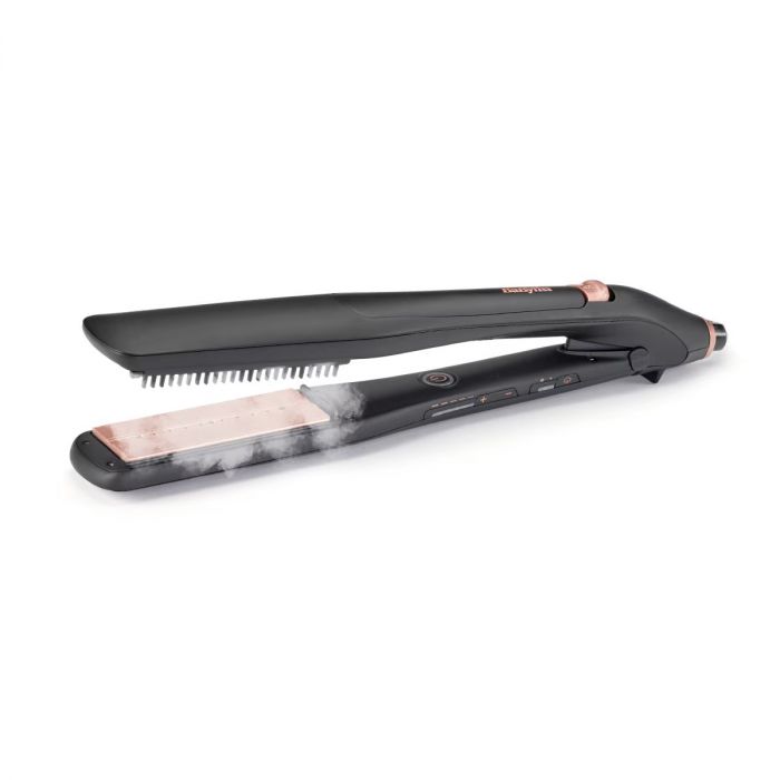 Випрямляч Babyliss Steam Lux Styler, 56Вт, темп.режимов-5, 170-210 °C, термо килимок, кераміка, чорний