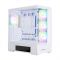Корпус Zalman P40 DS без БЖ, 2xUSB3.0, 1x Type C, 3x120мм ARGB Reverse,  1x120мм ARGB, VGA 420мм, LCS ready, TG Side/Front Panel, Display, ATX, білий