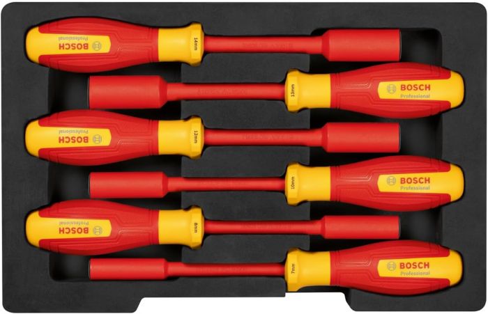 Ключі торцеві шестигранніBosch Professional, набір 6 шт, VDE