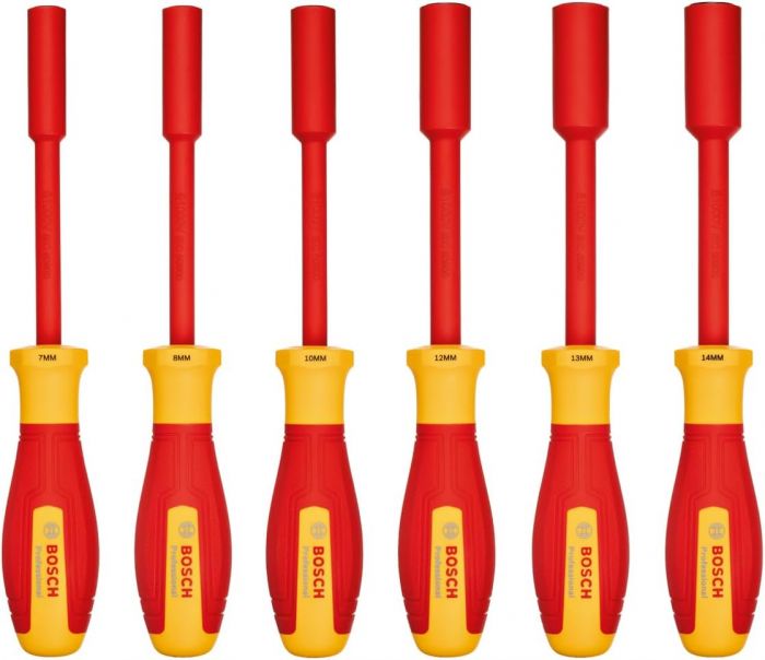 Ключі торцеві шестигранніBosch Professional, набір 6 шт, VDE