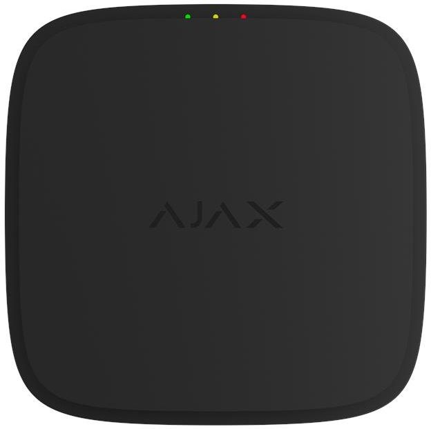Датчик пожежний димовий Ajax EN54 FireProtect Smoke Sounder black, Jeweller, EN54, бездротовий, чорний