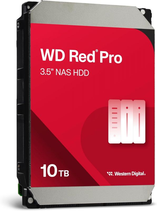 Жорсткий диск WD 10TB 3.5" 7200 512MB SATA Red Pro NAS