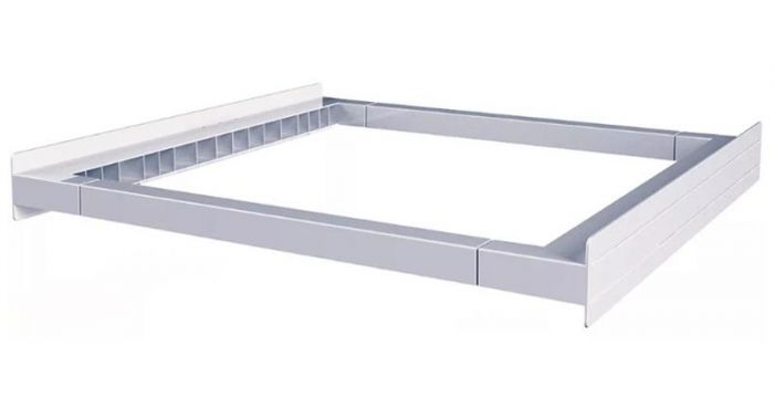 Комплект монтажний Whirlpool для з'єднання пральної машини з сушильною машиною, 45-60см, білий