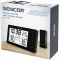 Метеостанція Sencor, внутр/зовн вимірювання, AAx3+AAx2, темп-ра, вологість, час, прогноз погоди, чорний