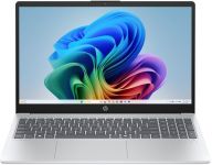 Ноутбук HP OmniBook 3 15-fn0000ua 15.6" FHD IPS AG, AMD AI 7 350, 32GB, F1024GB, UMA, Win11, сріблястий