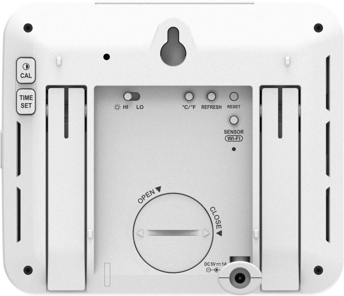 Метеостанція Sencor, внутр/зовн вимірювання, температура, вологість, час, дні тижня, календар, підтримує платформи Android та iOS, Білий