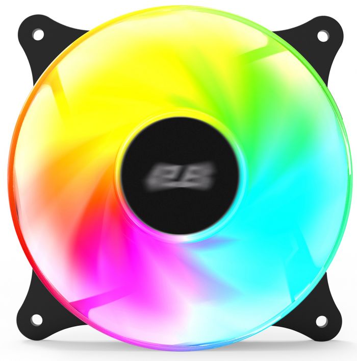 Корпусний вентилятор 2E GAMING Air Cool ACF120VB-ARGB 120мм, 1200rpm, 4pin, 23dBa, чорний