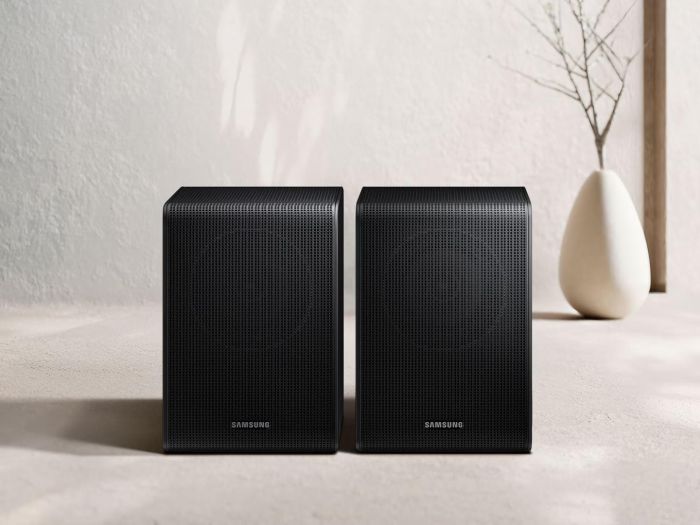 Комплект тилової акустики Samsung SWA-9250S 120Вт, 2.0, BT, Dolby Atmos, чорний