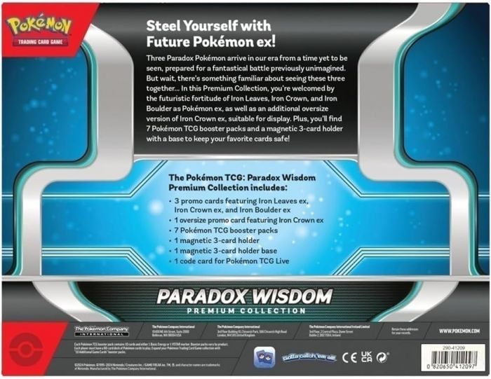 Колекційна карткова гра Pokemon: Paradox Wisdom - Premium Collection
