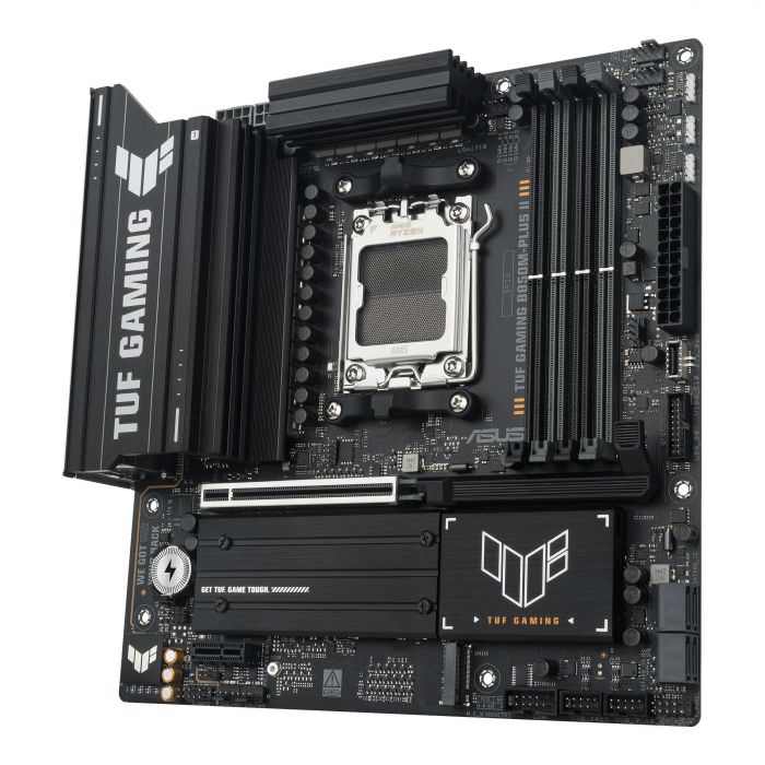 Материнcька плата ASUS TUF GAMING B850M-PLUS II sAM5 B850 4xDDR5 M.2 HDMI DP mATX